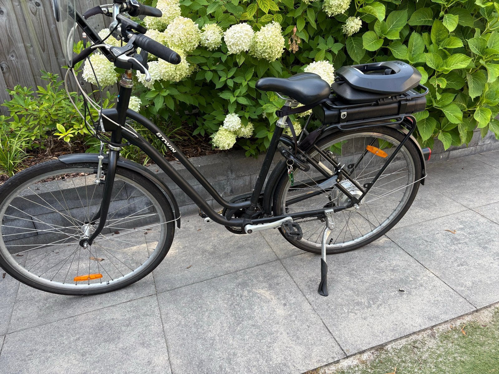 Btwin elektrische fiets - Comfortabel en betrouwbaar, Gebruikt, 51 tot 55 cm, 30 tot 50 km per accu, Ophalen