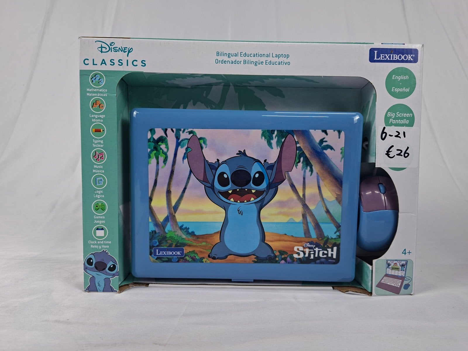 Lexibook Stitch laptop, nieuw in doos, Kinderen en Baby's, -, Jongen of Meisje, -, Nieuw
