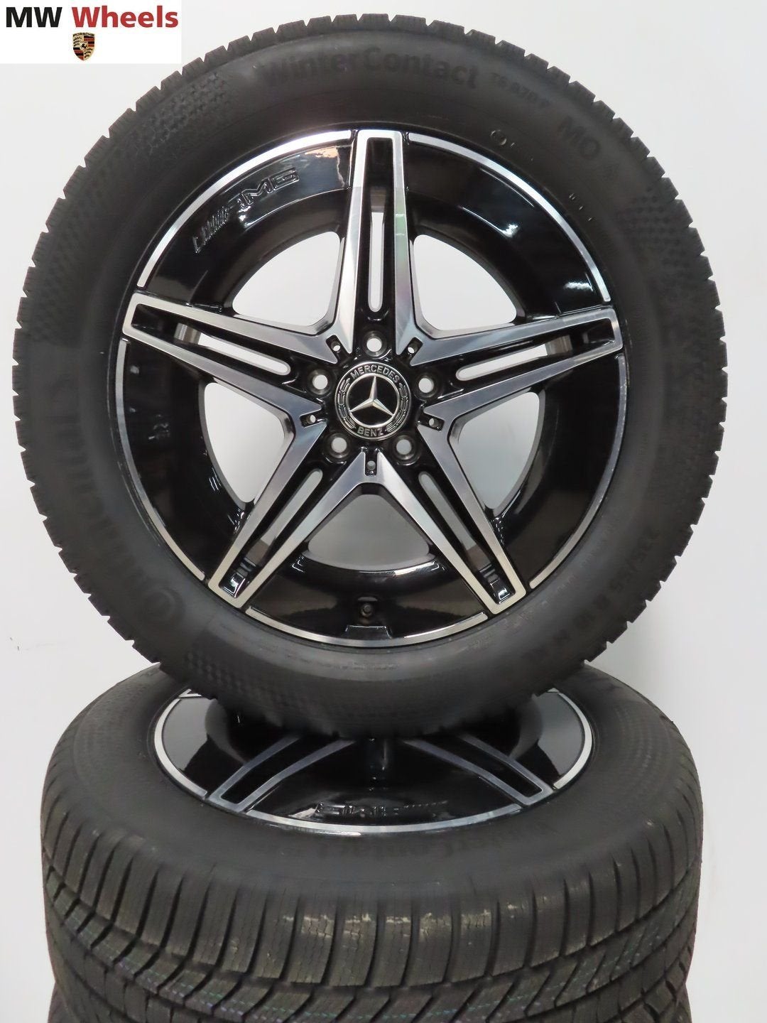 Mercedes EQA en EQB 18 inch AMG velgen winterbanden nieuw, 18 inch, -, -, Banden en Velgen
