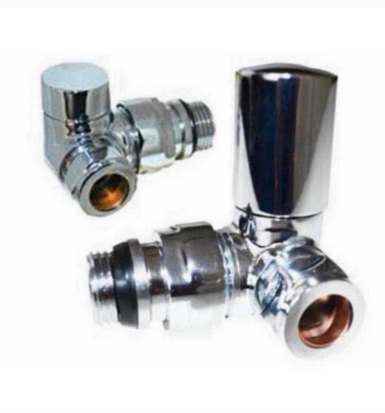 Handdoekrek Radiatorkleppen 15mm radiator klep hoek 4X SET, Minder dan 30 cm, Nieuw, Minder dan 60 cm, Ophalen of Verzenden
