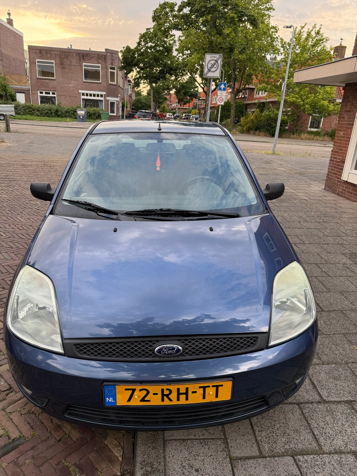 Ford Fiësta 1.3 8V 3DR 2005 Blauw, 1299 cc, 40 €/maand, Zwart, 4 cilinders