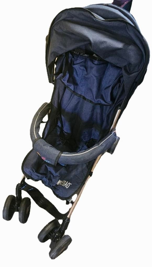 ​Handige en Compacte Buggy - Donkerblauw - Ideaal voor op re, Ophalen, Zo goed als nieuw, Overige merken, Zonnekap