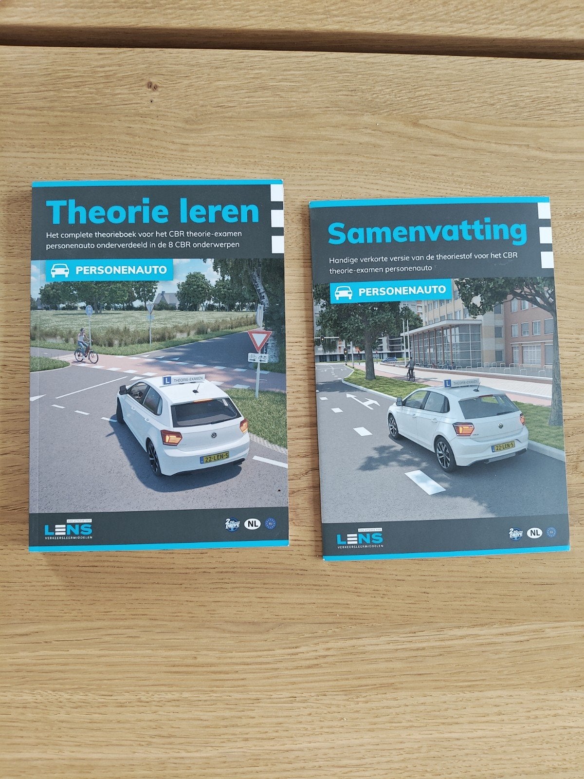 Theorie leren personenauto + samenvatting, Ophalen, Niet van toepassing, Nieuw, LENS Verkeersleermiddelen