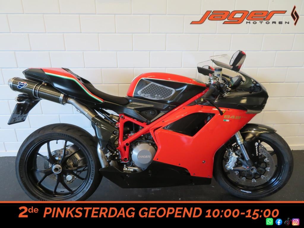 Ducati 848 EVO EDITION TERMIGNONI TOP! (bj 2008), Motoren, Motoren | Ducati, Super Sport, 848 cc, Bedrijf