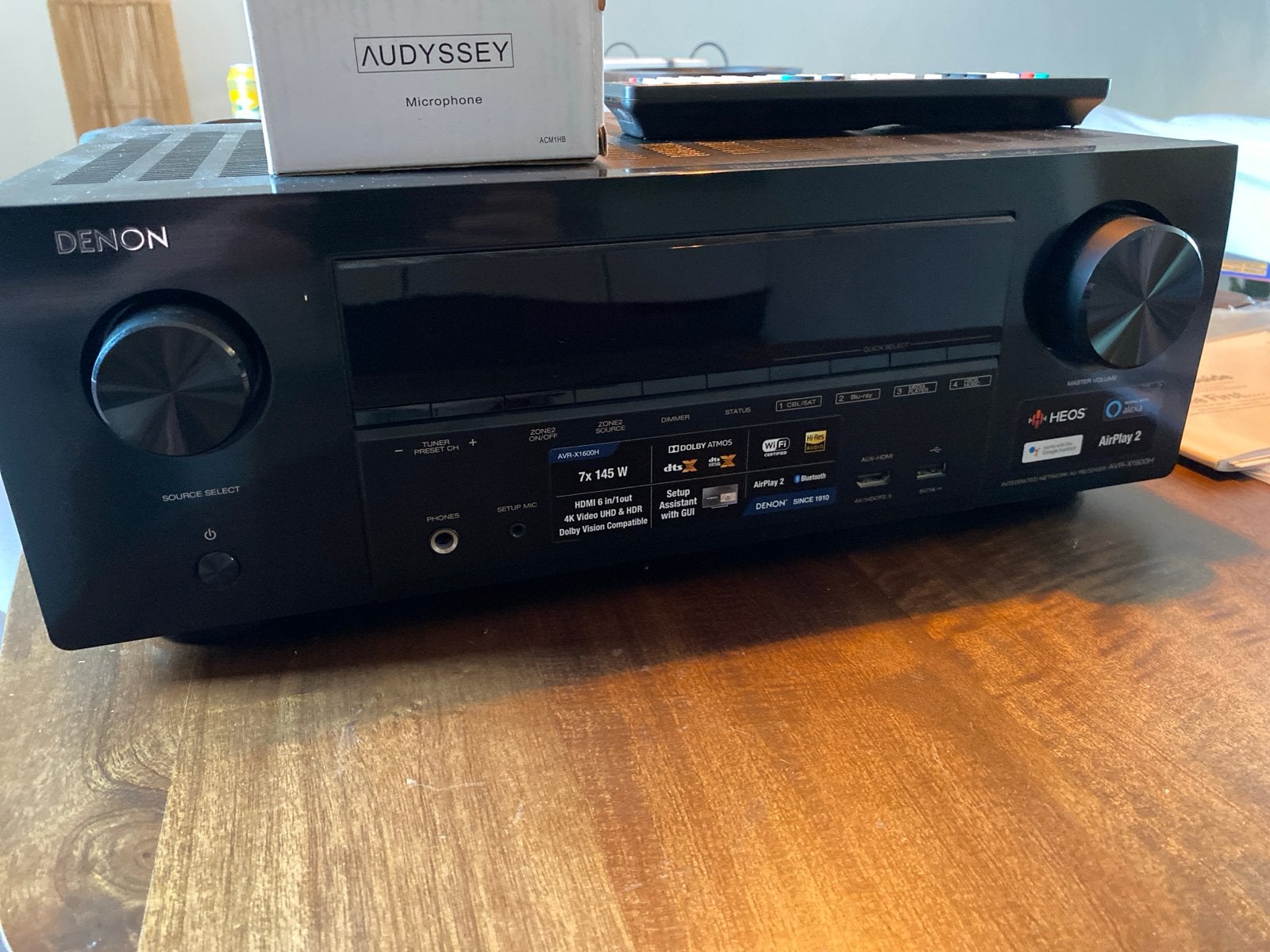 Denon AVR-X1600H AV-receiver - 7.2 kanaals met Dolby Atmos, Overige systemen, Denon, Ophalen of Verzenden, Zo goed als nieuw