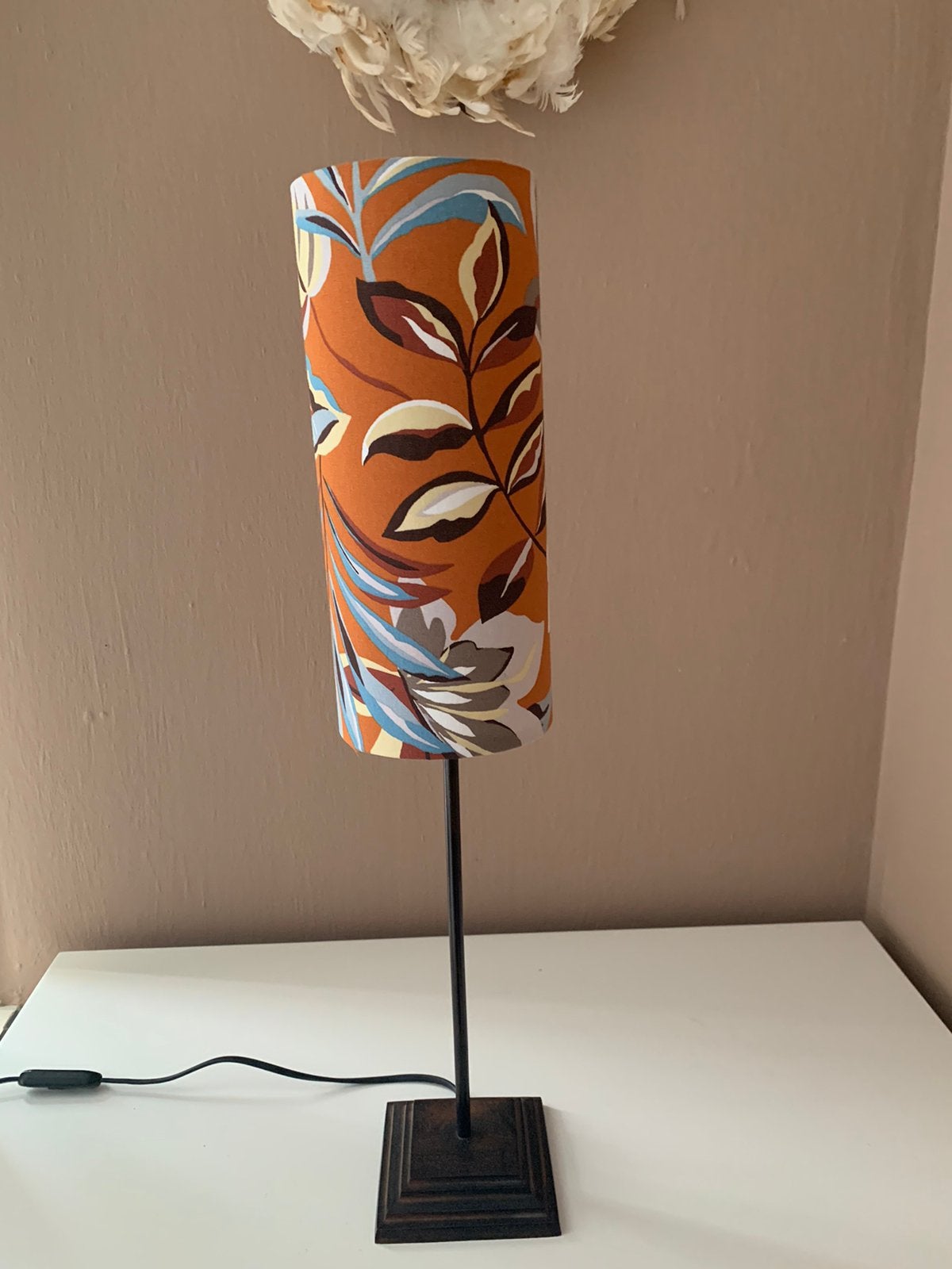 Leuke vintage lamp., Ophalen, Zo goed als nieuw, Vintage
