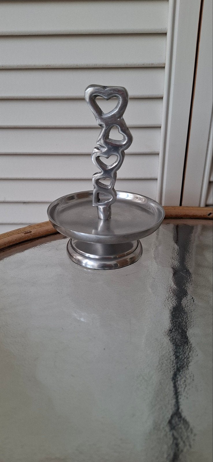 Rivièra Maison Love Cake Stand S, Ophalen of Verzenden, Zo goed als nieuw, Overige typen, Metaal