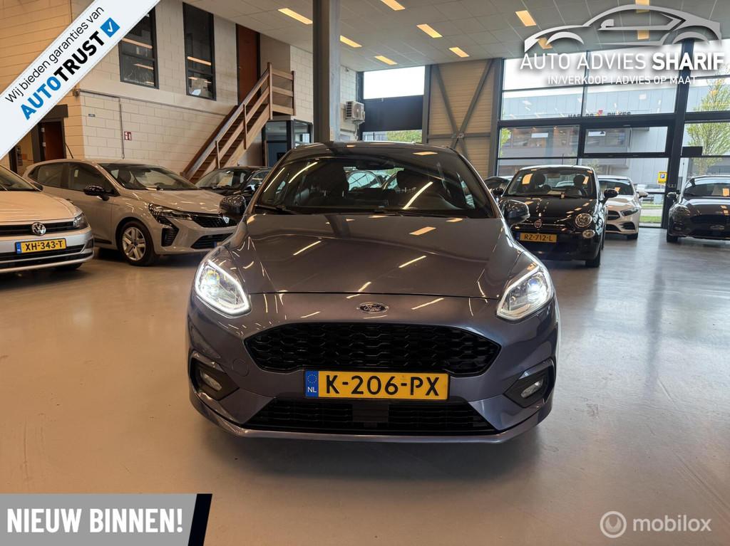 Ford Fiesta 1.0 EcoBoost Hybrid ST-Line Titanium Vol Opties!, Auto's, Voorwielaandrijving, Gebruikt, Euro 6, Blauw