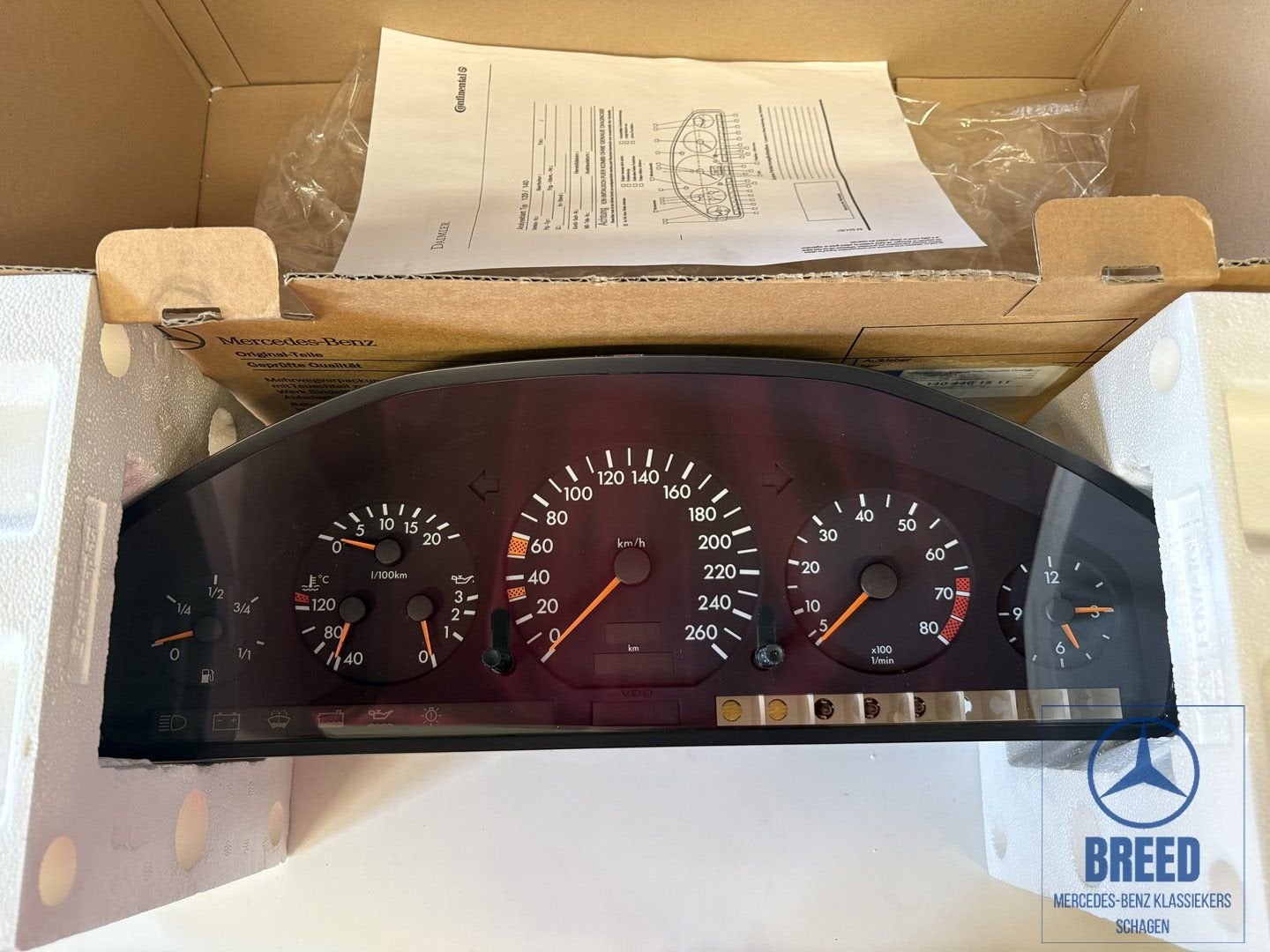 NOS combi-instrument voor Mercedes-Benz W140 300SE SEL S320, -, Nieuw, Ophalen of Verzenden, -
