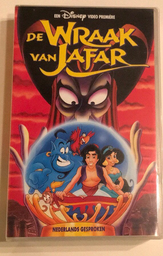 De wraak van Jafar, Walt Disney, VHS, Tekenfilm, Alle leeftijden, Zo goed als nieuw, VHS