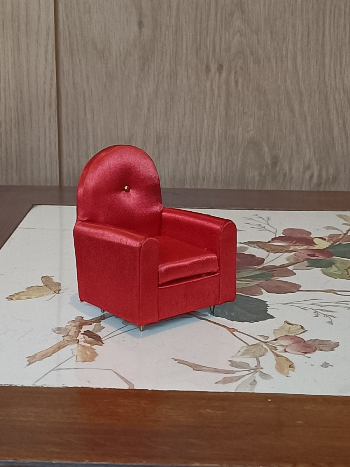 Petite Princess stoeltje poppenhuis jaren '60, Ophalen of Verzenden, Gebruikt, Poppenhuis