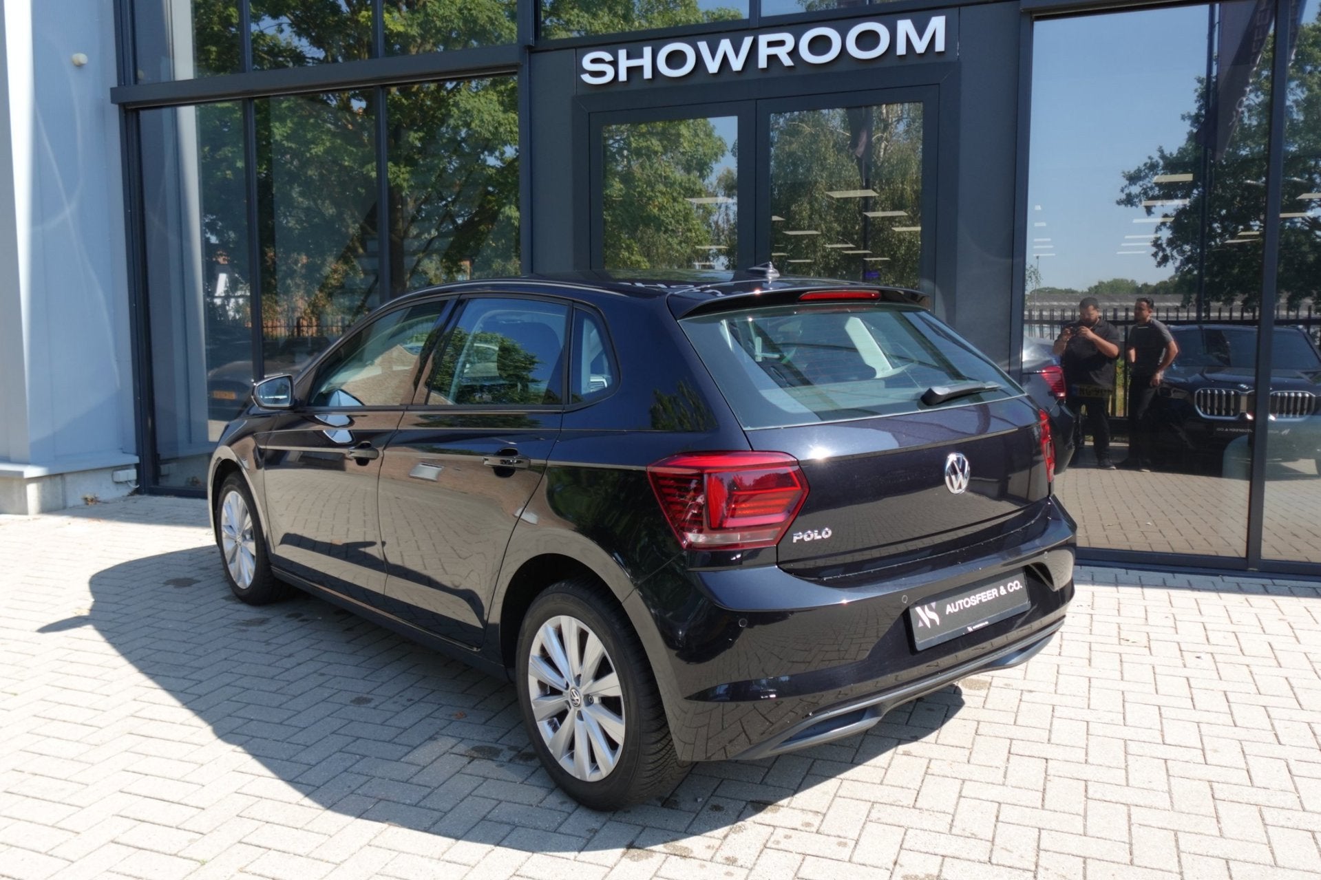 Volkswagen Polo 1.0 MPI Trendline NAVI LED AIRCO VOL, Auto's, Stof, Gebruikt, Zwart, 60 pk