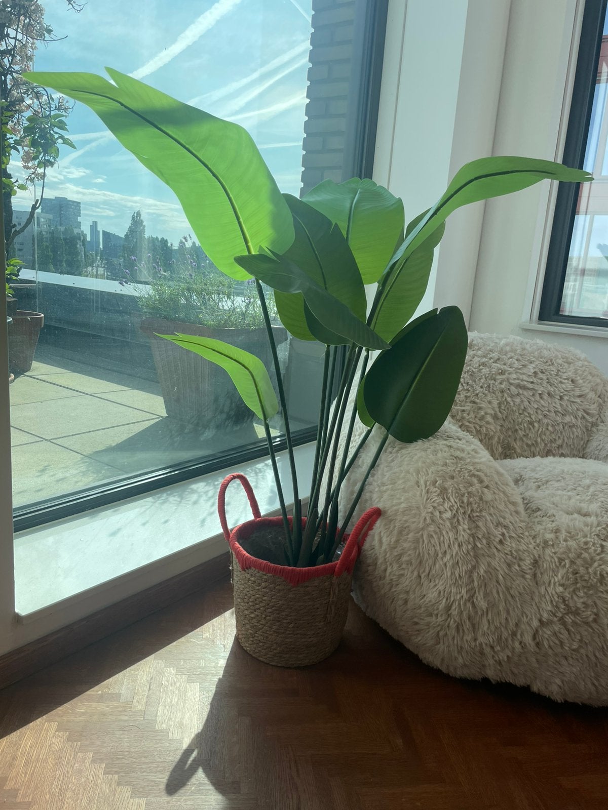 Kunstplant banaan, Ophalen, Groen, Kunstplant, 150 cm