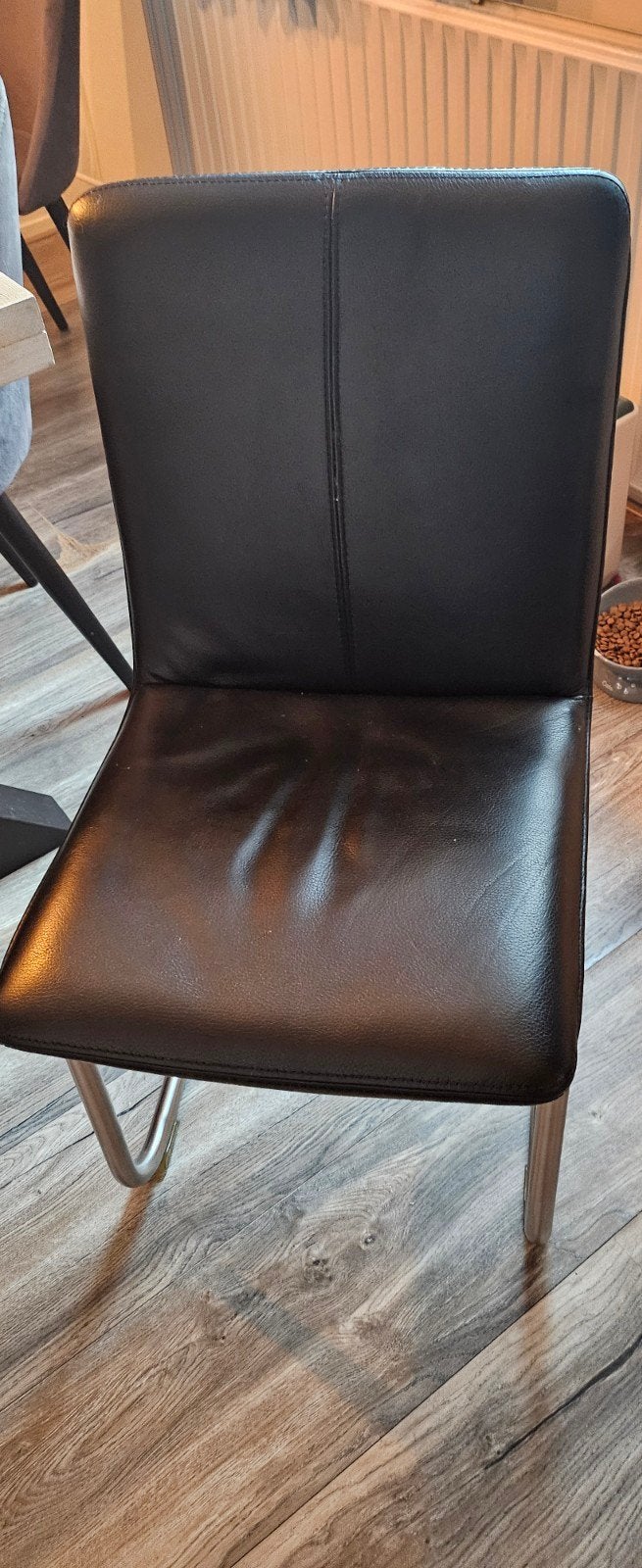 4 gebruikte eetkamerstoelen, Ophalen, Gebruikt, Stof, Vier