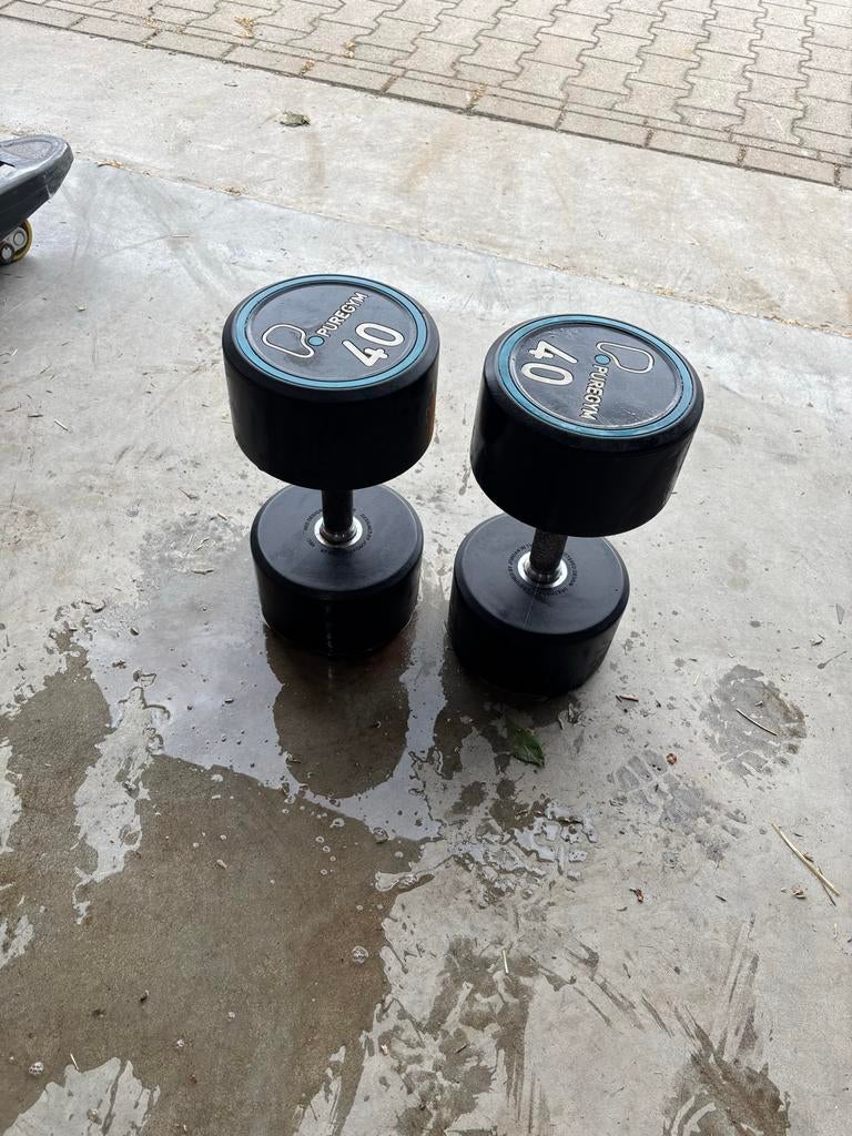 Puregym PU Dumbbellset 2 x 40 kg, Ophalen, Dumbbell, Armen, Puregym