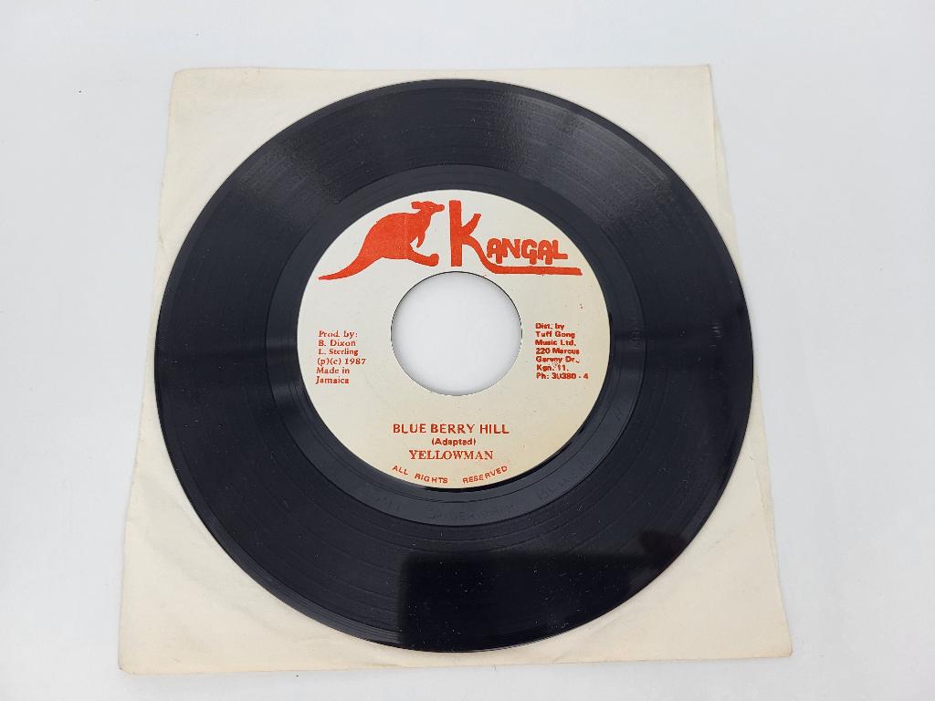 Yellowman - Blue Berry Hill - 7" 45RPM Single Tuff Gong, Ophalen of Verzenden, Gebruikt, Wereldmuziek