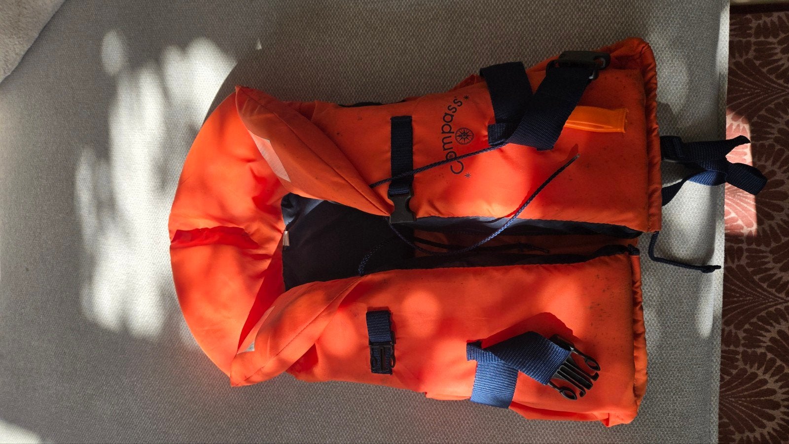 Reddingsvest Compass 100N - Oranje, Watersport en Boten, Accessoires en Onderhoud, Ophalen, Gebruikt, Overige typen