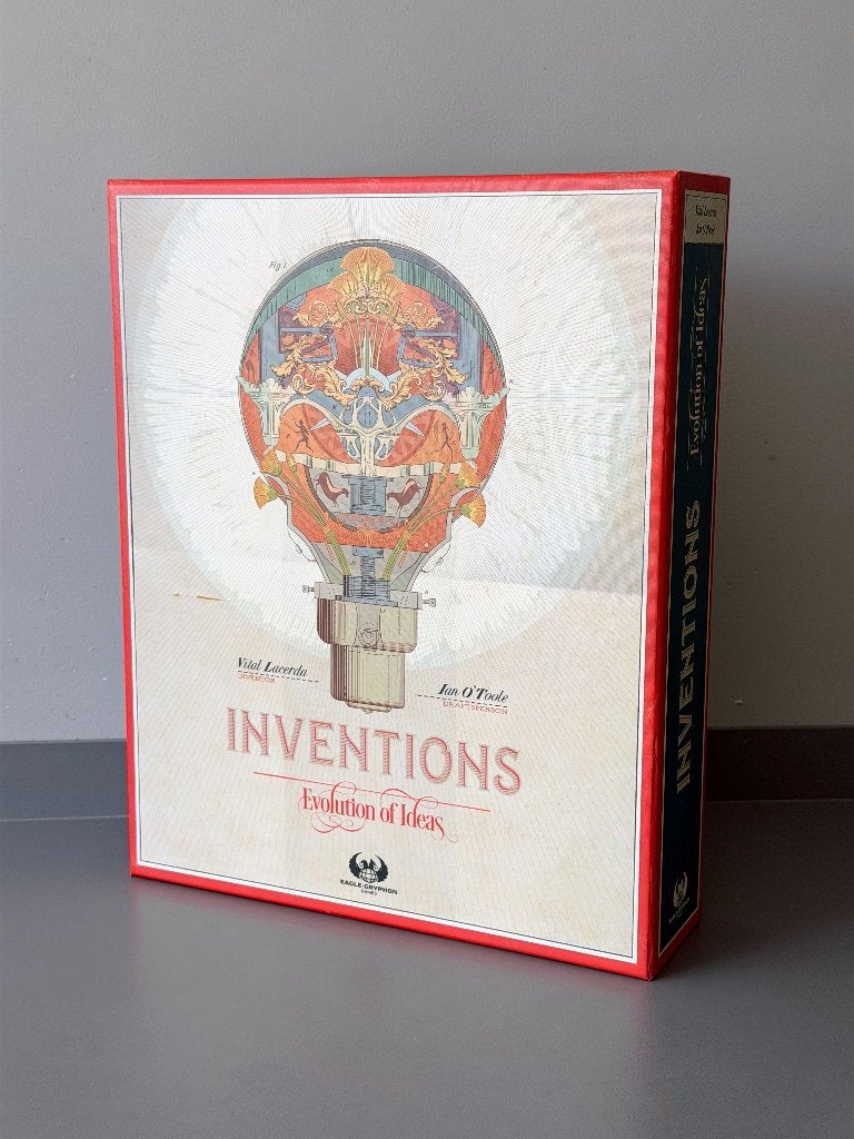 Inventions: Evolution of Ideas (Lacerda), Hobby en Vrije tijd, Gezelschapsspellen | Bordspellen, Een of twee spelers, Ophalen of Verzenden