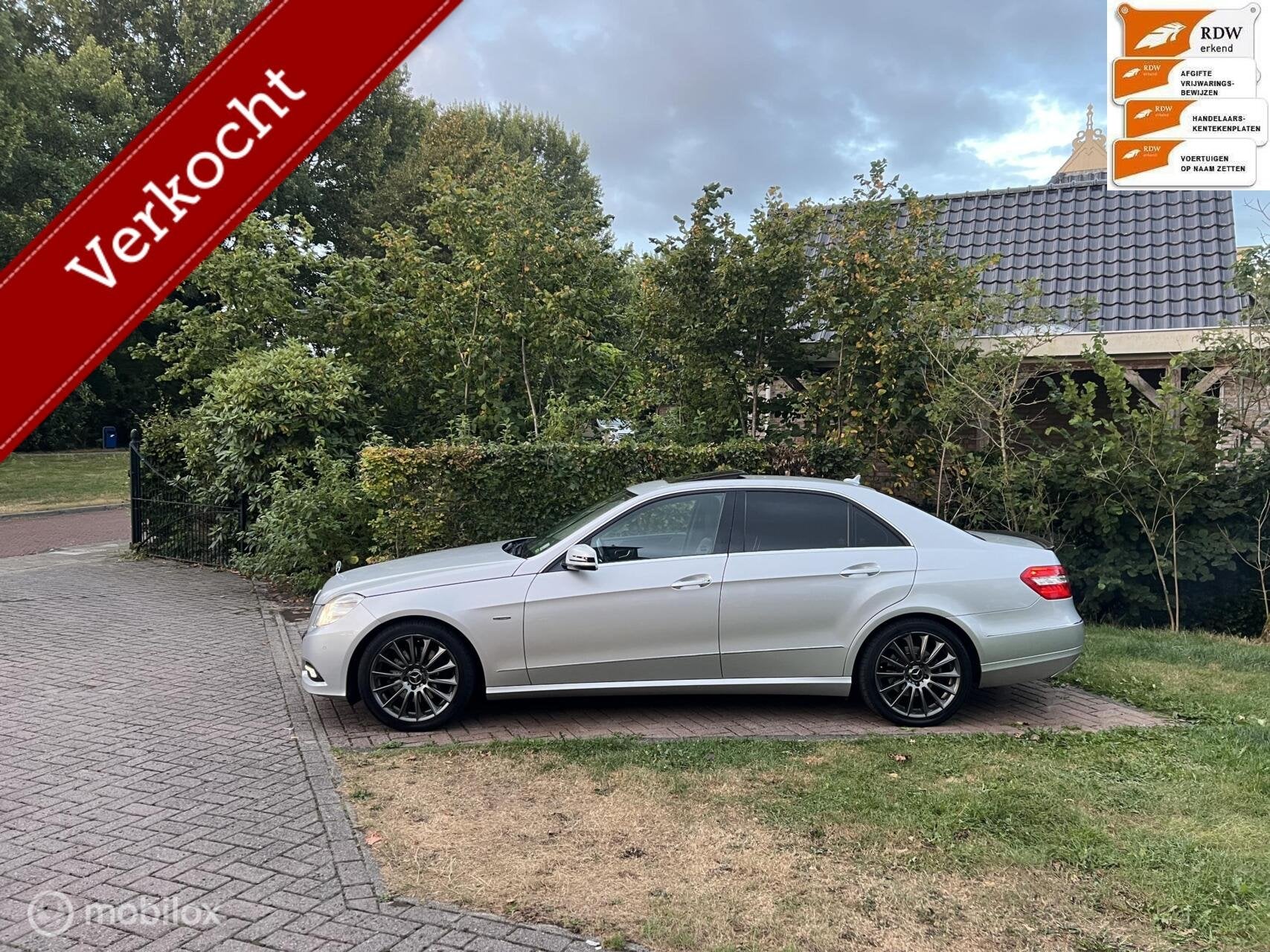 Sportieve Mercedes E-klasse 350 CDI Avantgarde bj 2009, Automaat, Euro 5, Gebruikt, 197 €/maand