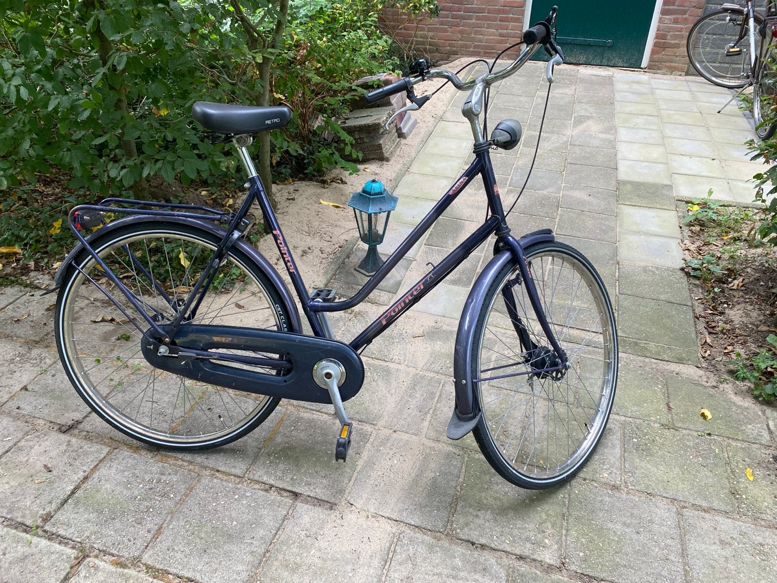 Goed werkende damesfiets met nieuw zadel en banden, Versnellingen, Trommelrem, Ophalen, Overige merken