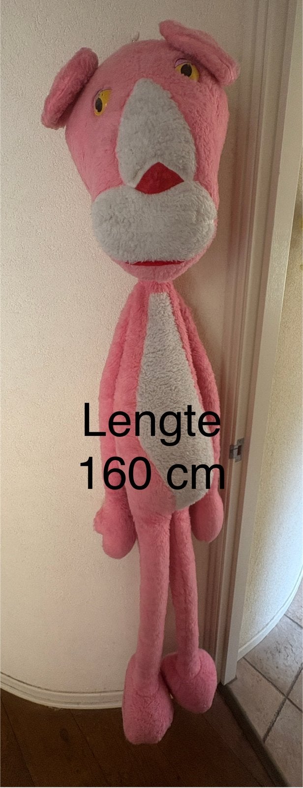 knuffels: pink panther, bruine beer, varken, kat hond tijger, Ophalen, Gebruikt, Roze, Middelgroot (20 tot 80 cm)