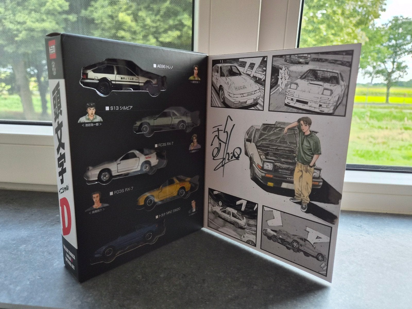 1/64 Initial D Tomica special set 5-pack, Ophalen of Verzenden, Zo goed als nieuw, Auto