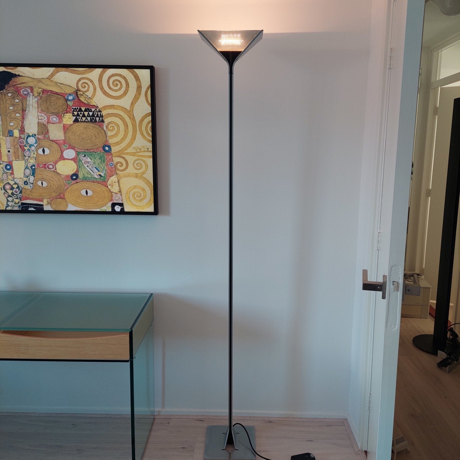 Flos Papilona  vloerlamp, Huis en Inrichting, Lampen | Vloerlampen, Ophalen, Gebruikt, Glas, 150 tot 200 cm