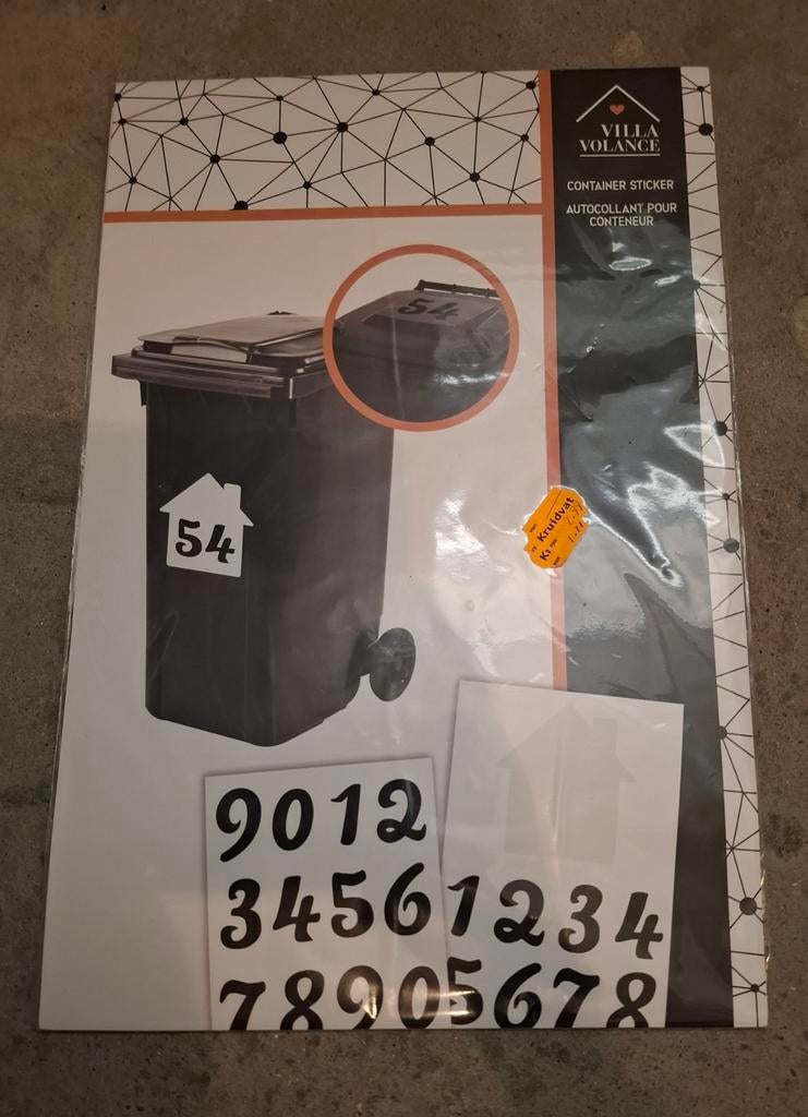 Containersticker, Ophalen of Verzenden, Nieuw