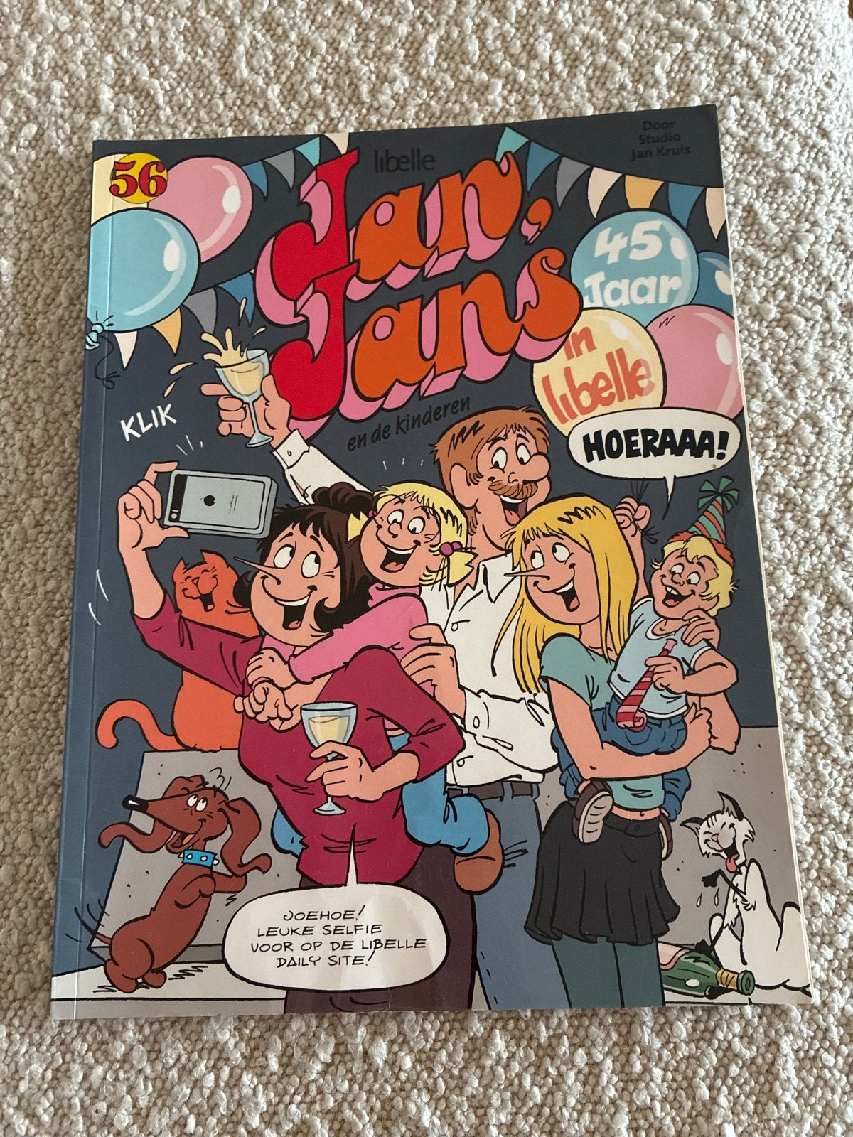 Jan, Jans en de Kinderen - nummer 56, Boeken, Stripboeken, Eén stripboek, Ophalen of Verzenden, Gelezen