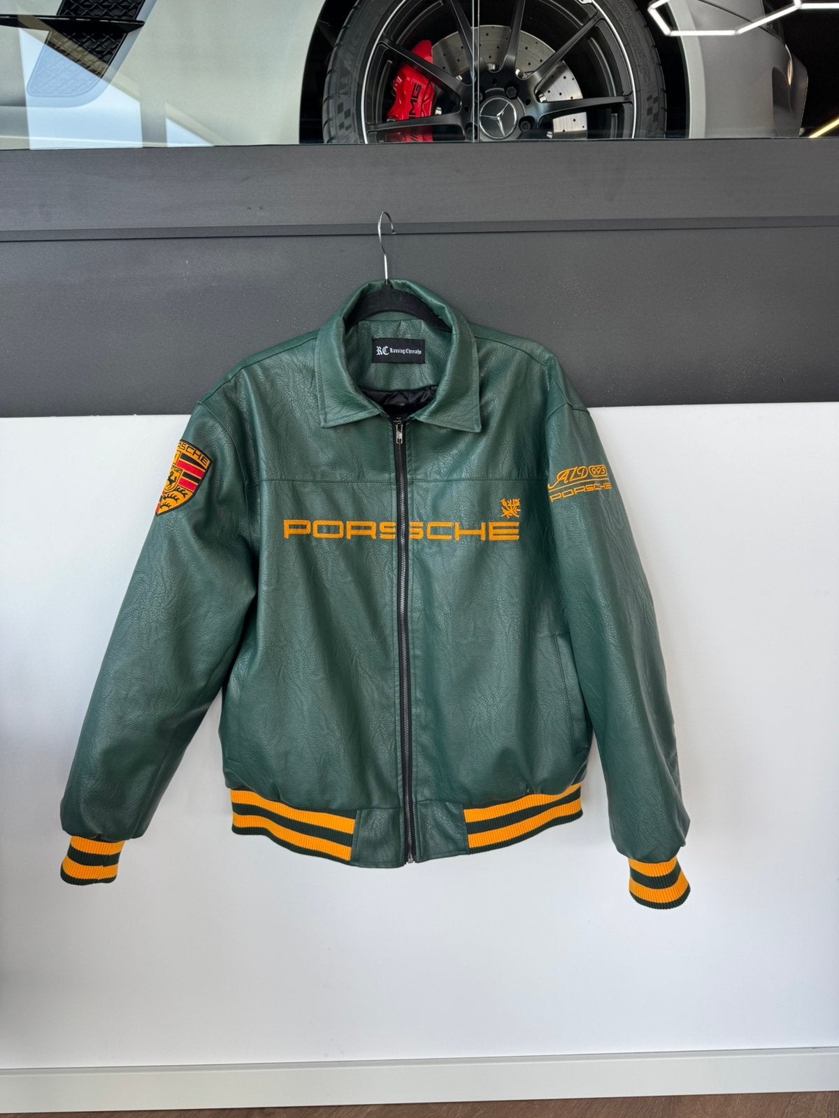 Porsche 993 groene heren jas, Ophalen of Verzenden, Nieuw