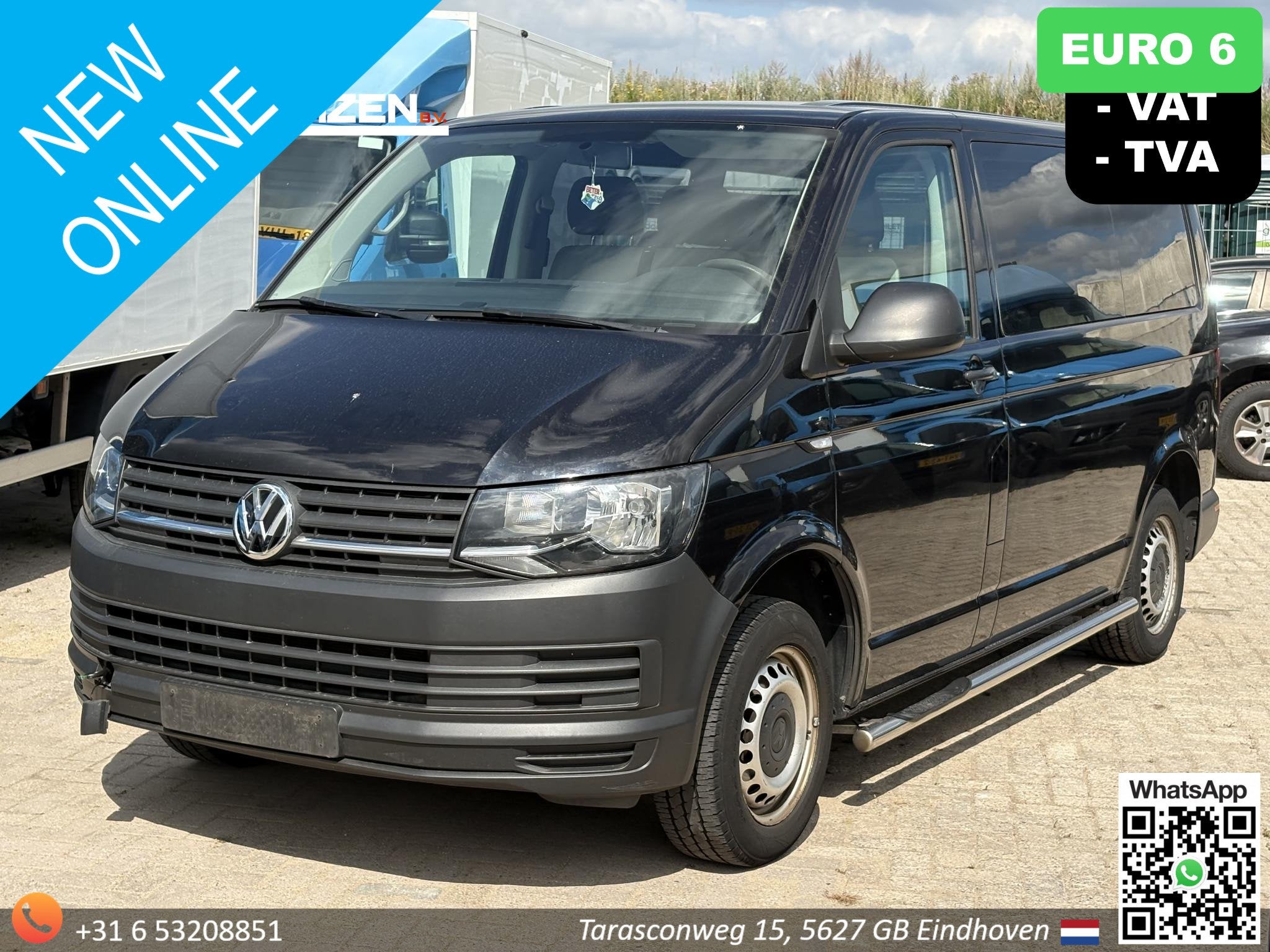 Volkswagen Transporter Kombi 2.0 TDI | 9 Persoons | KOPPELIN, Auto's, Voorwielaandrijving, Stof, Gebruikt, Euro 6