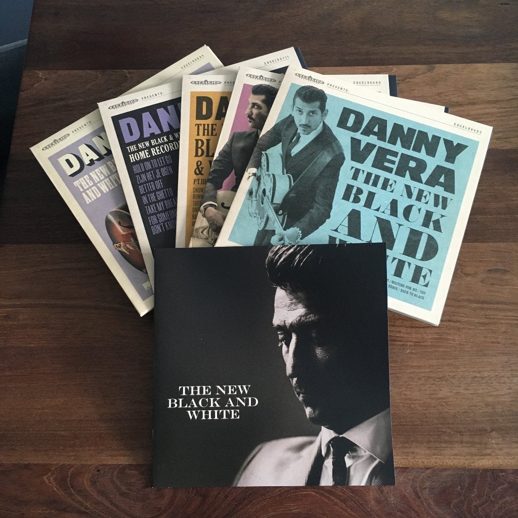 5x10" BoxSet Danny Vera New Black & White Collected SIGNED, Complilatie, 10 inch, Pop, Ophalen of Verzenden