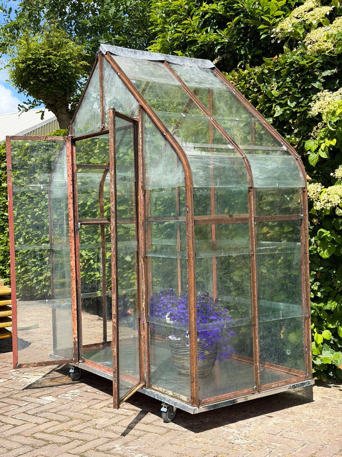 Handgemaakt | Vintage Greenhouse Tuinkas Plantenkas Kweekkas, Tuin en Terras, Kweekspullen, Ophalen of Verzenden, Zo goed als nieuw