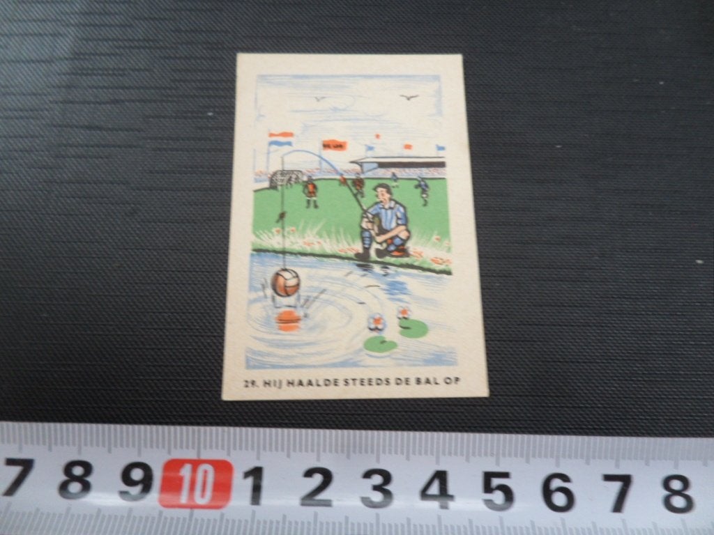 sticker plaatje strip voetbal spreekwoord RIZLA #29, Ophalen of Verzenden, Zo goed als nieuw