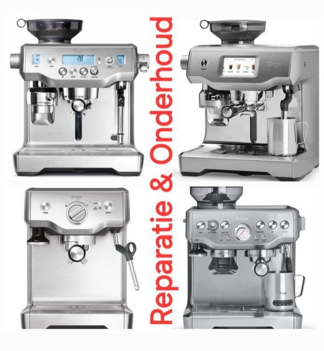 Reparatie &Onderhoud koffiezetapparaten Sage,Jura,Saeco >>>>, Ophalen, Gebruikt, De'Longhi