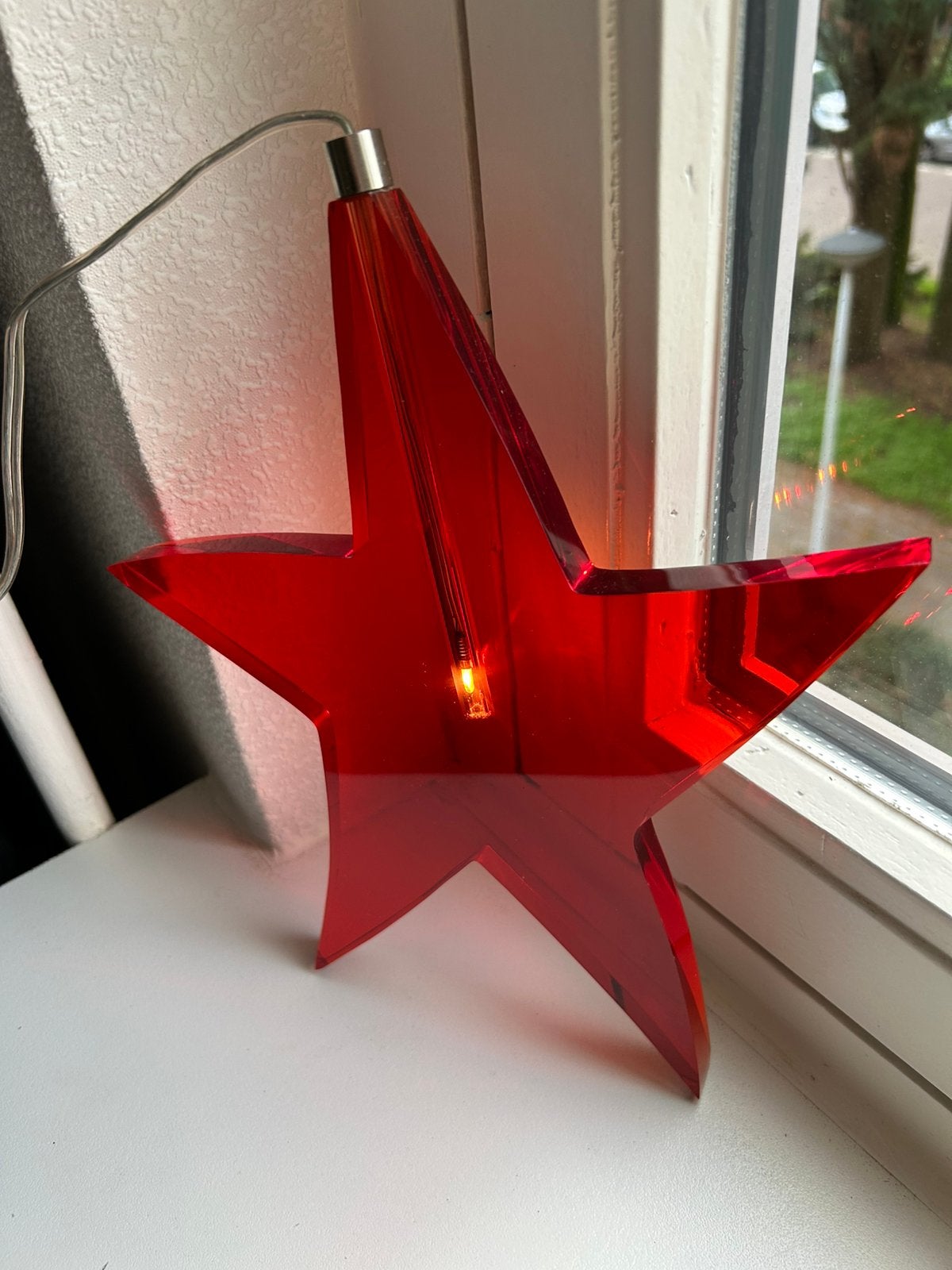 Ikea Strala Ster Kerst Rood, Ophalen of Verzenden, Zo goed als nieuw