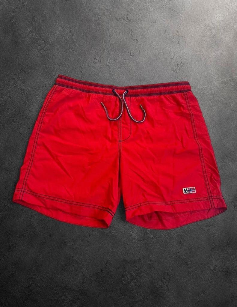 Napapijri Rode Zwemshort XL 33-34 Taille Strand Zomer, Kleding | Heren, Badmode en Zwemkleding, Ophalen of Verzenden, Maat 56/58 (XL)