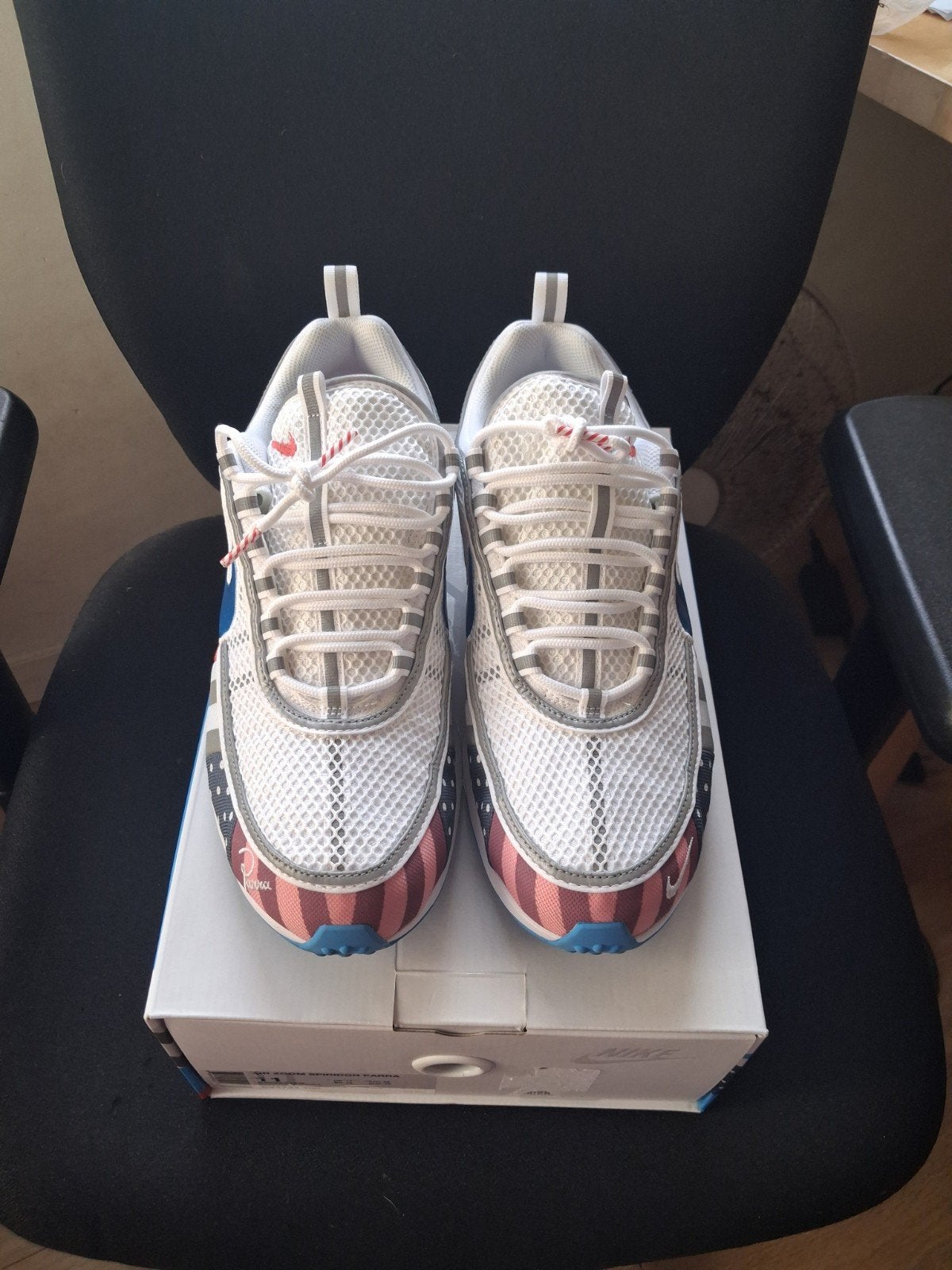 Nike Air Zoom Spiridon x Parra Maat 45 - 1x Gedragen, Overige kleuren, Nike, Ophalen of Verzenden, Sneakers of Gympen