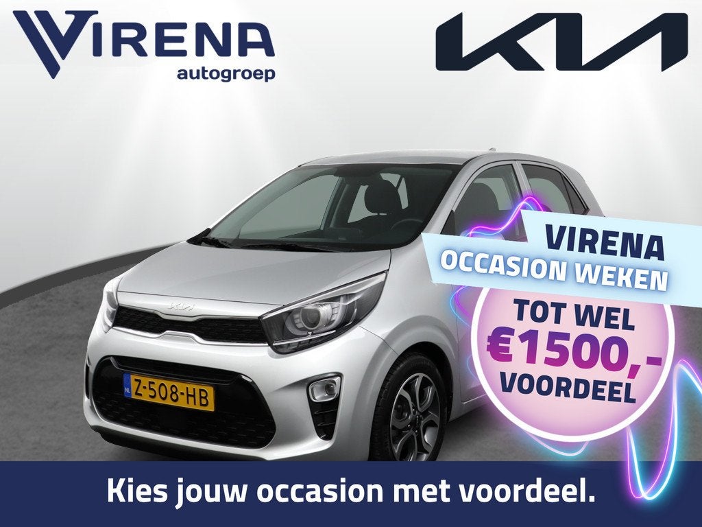 Kia Picanto 1.0 DPi DynamicPlusLine Airco - Apple Carplay/An, Voorwielaandrijving, Dealer onderhouden, Stof, Gebruikt