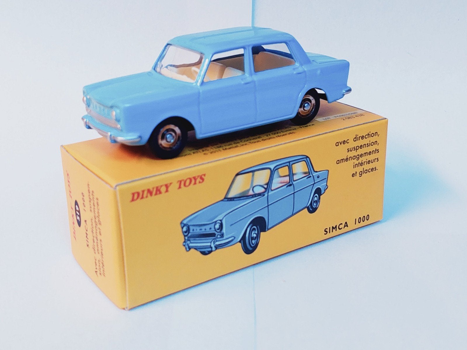 Dinky Toys Atlas Simca 1000 1/43 - Lichtblauw (2000 stuks), Ophalen of Verzenden, Nieuw, Auto