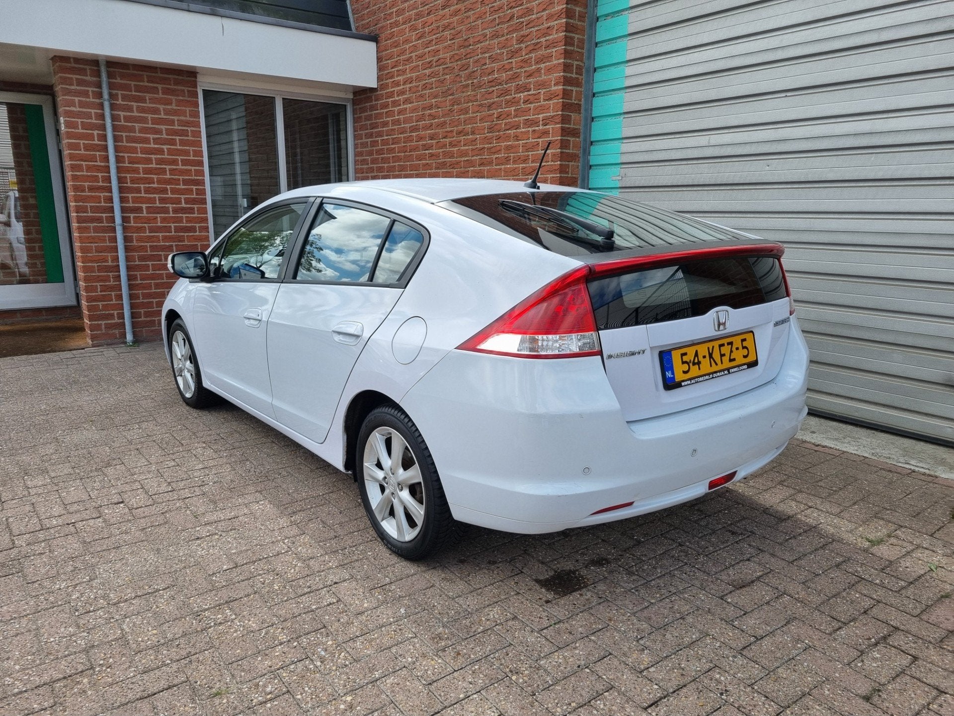 Honda Insight 1.3 Elegance Hybride Automaat Bj:2009 NAP!, Euro 5, Gebruikt, 4 cilinders, Wit