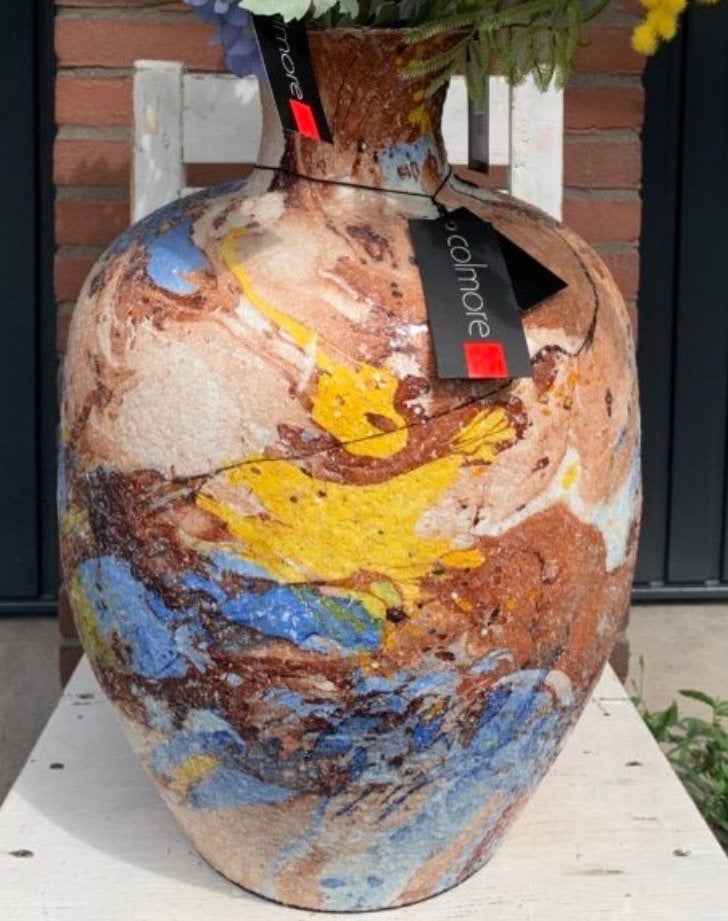 Colmore Vaas met Abstract Design - Uniek en Kleurrijk, Ophalen