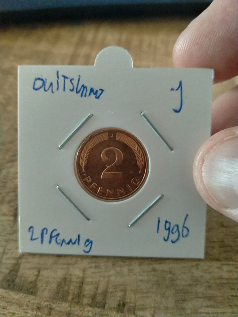 Duitsland 2 Pfennig 1996 J, Verzenden, Duitsland, Losse munt