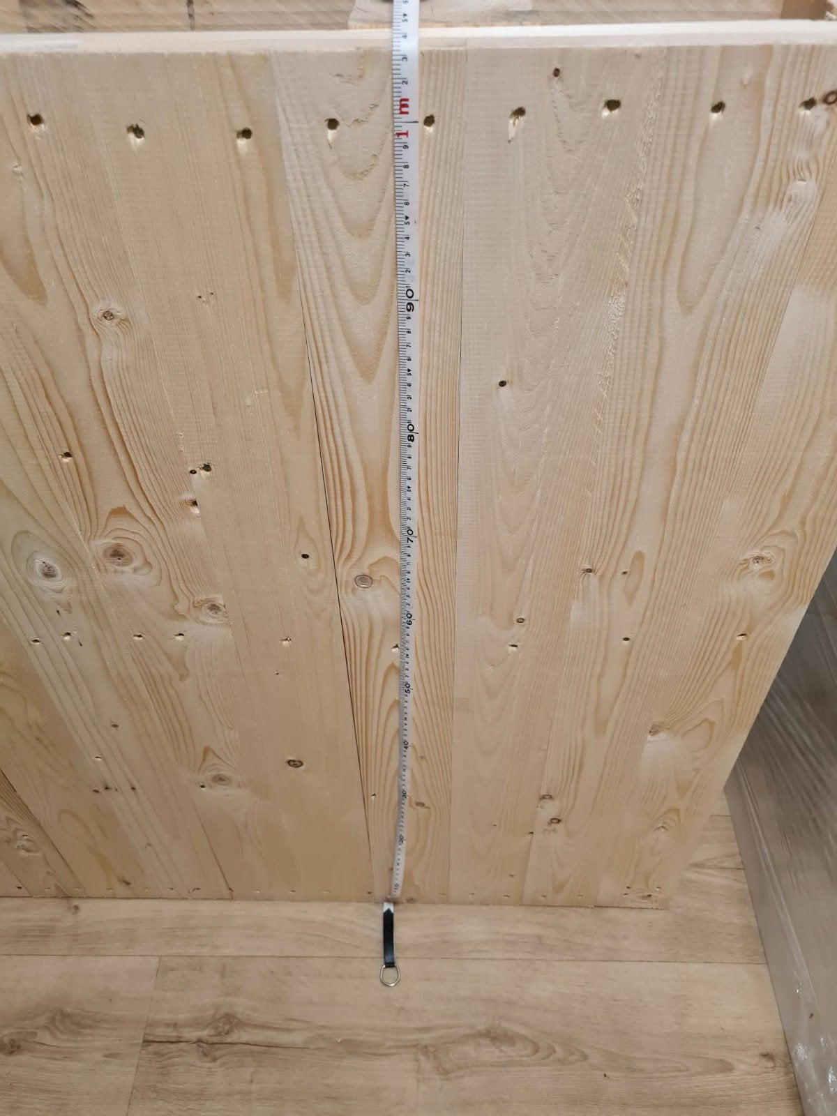 Stevige houten pallet, 154 cm lang, zo goed als nieuw, Ophalen, Zo goed als nieuw, 50 mm of meer, Minder dan 200 cm