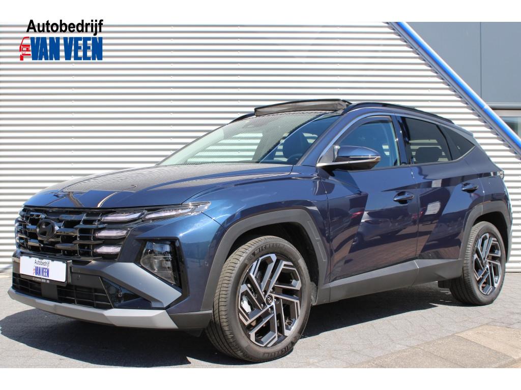 Hyundai Tucson 1.6 T-GDI HEV Premium Sky | Panoramadak | Led, Automaat, Gebruikt, Zwart, 4 cilinders
