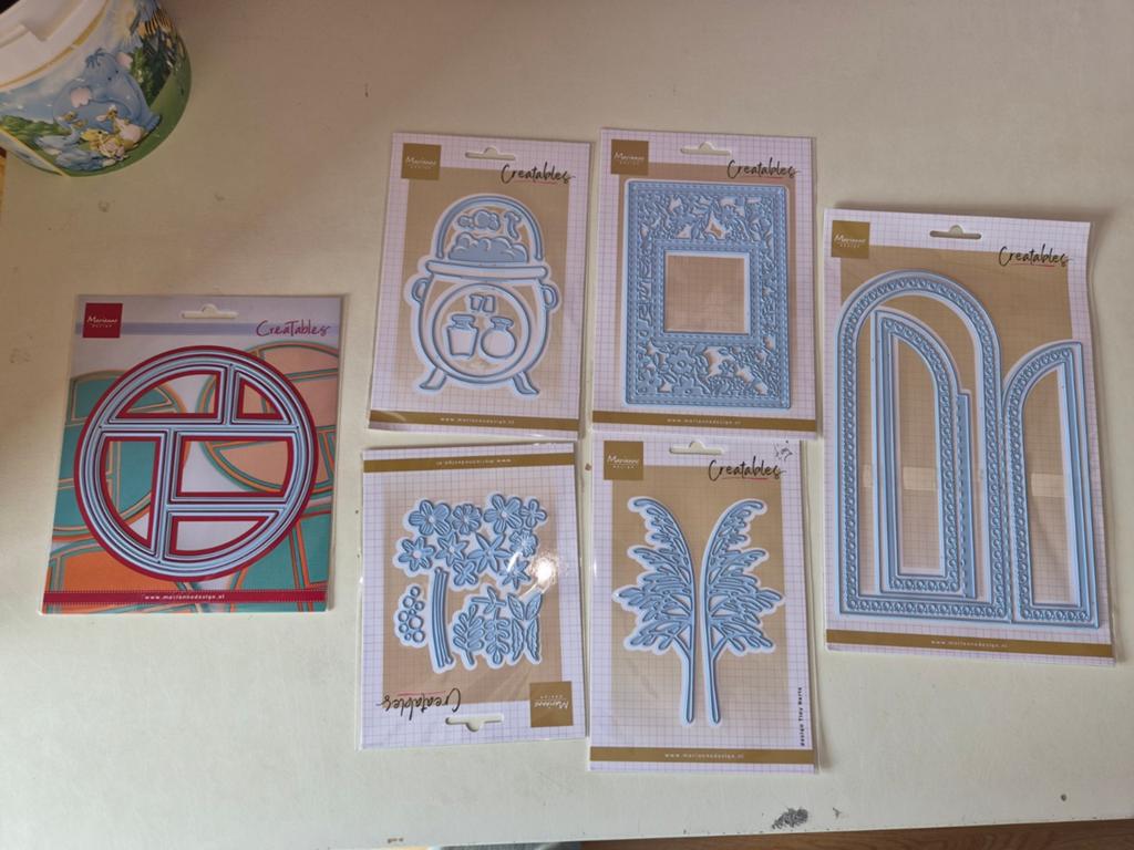 Nieuwe Grote Set Mallen voor Kaarten en Hobby Journal, Ophalen of Verzenden, Nieuw