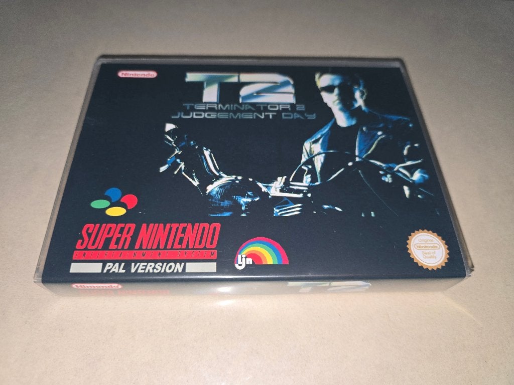 T2 Terminator 2 Judgement Day SNES Game Case, Avontuur en Actie, Verzenden, 1 speler, Zo goed als nieuw