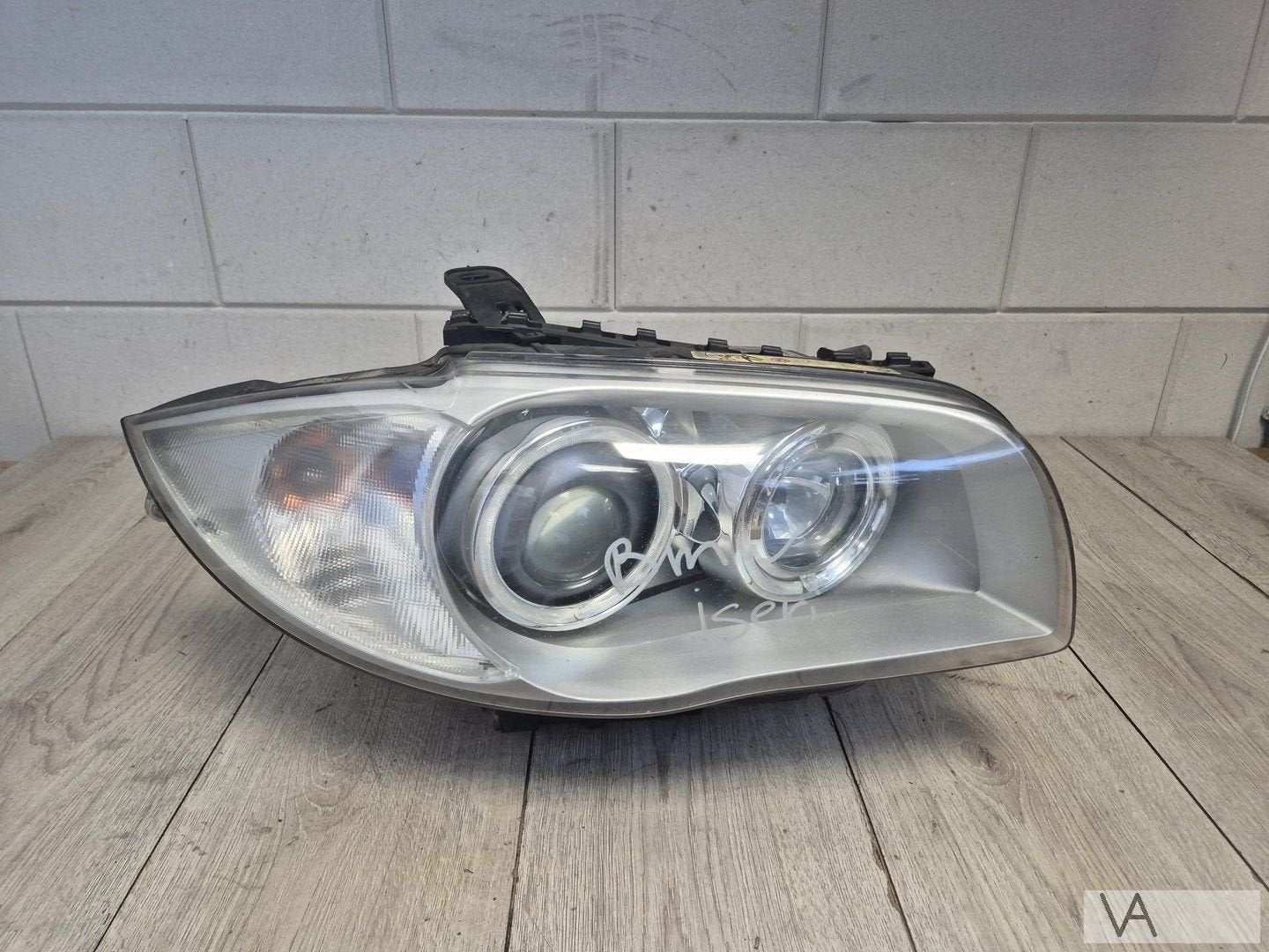 Koplamp XENON rechts van BMW 1 serie E87 2004 - 2008 7180832, Gebruikt, -, -, Ophalen of Verzenden