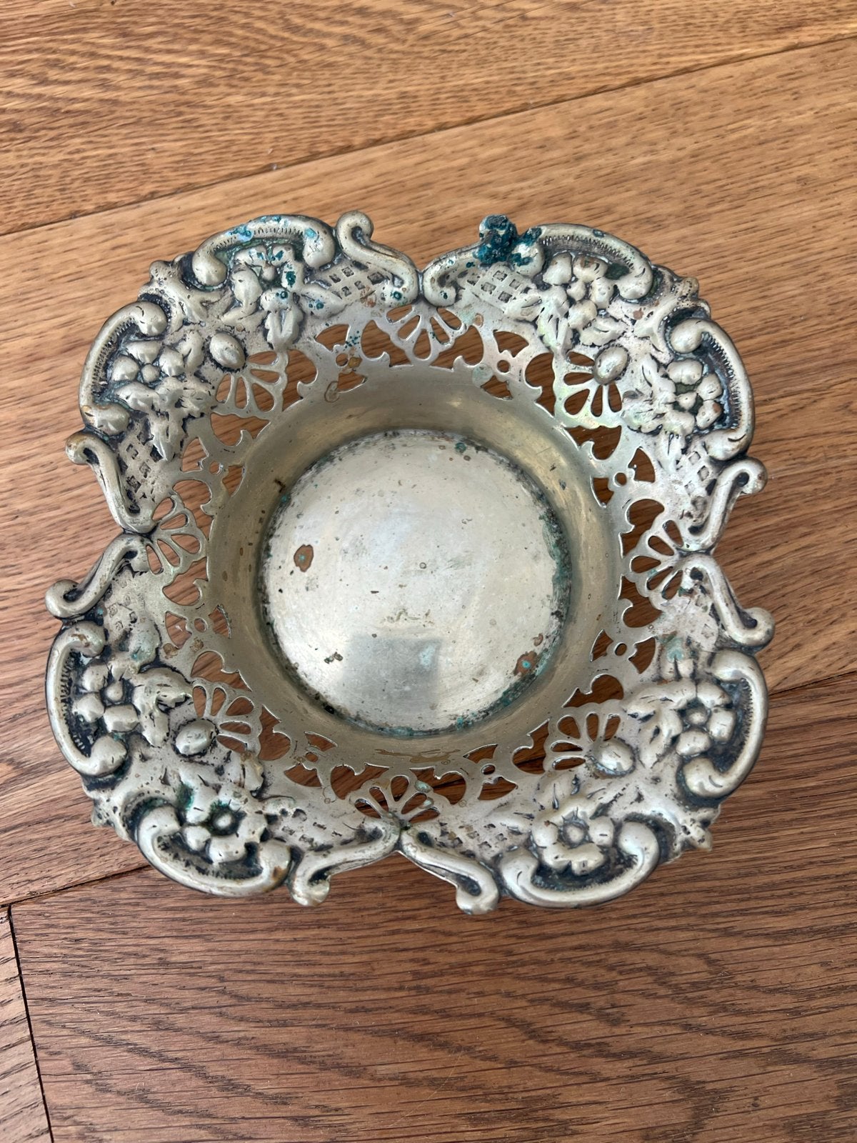 Antieke verzilverde schaal - Made in England, Ophalen of Verzenden