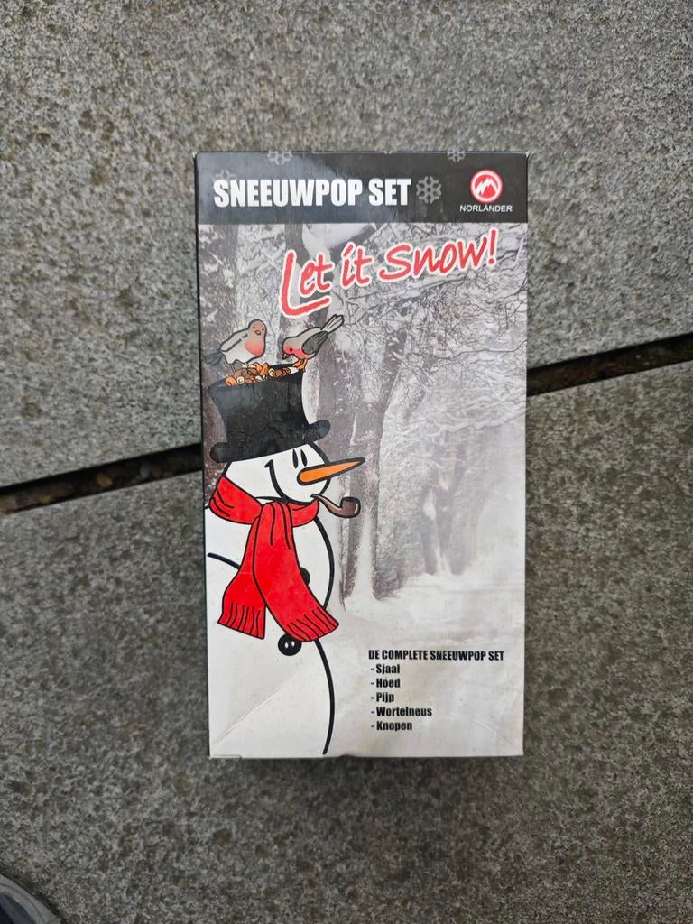 Sneeuwpop set, nieuw in doos, Ophalen of Verzenden